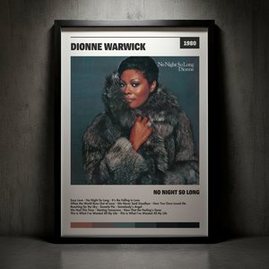Cuadro Dionne Warwick - No Night So Long