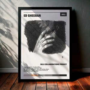 Cuadro Ed Sheeran - No.5 Collaborations Project