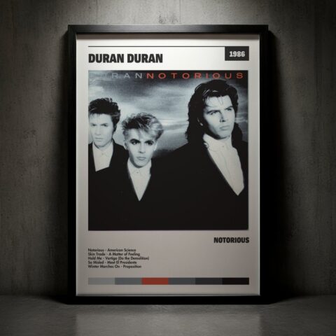 Cuadro Duran Duran - Notorious