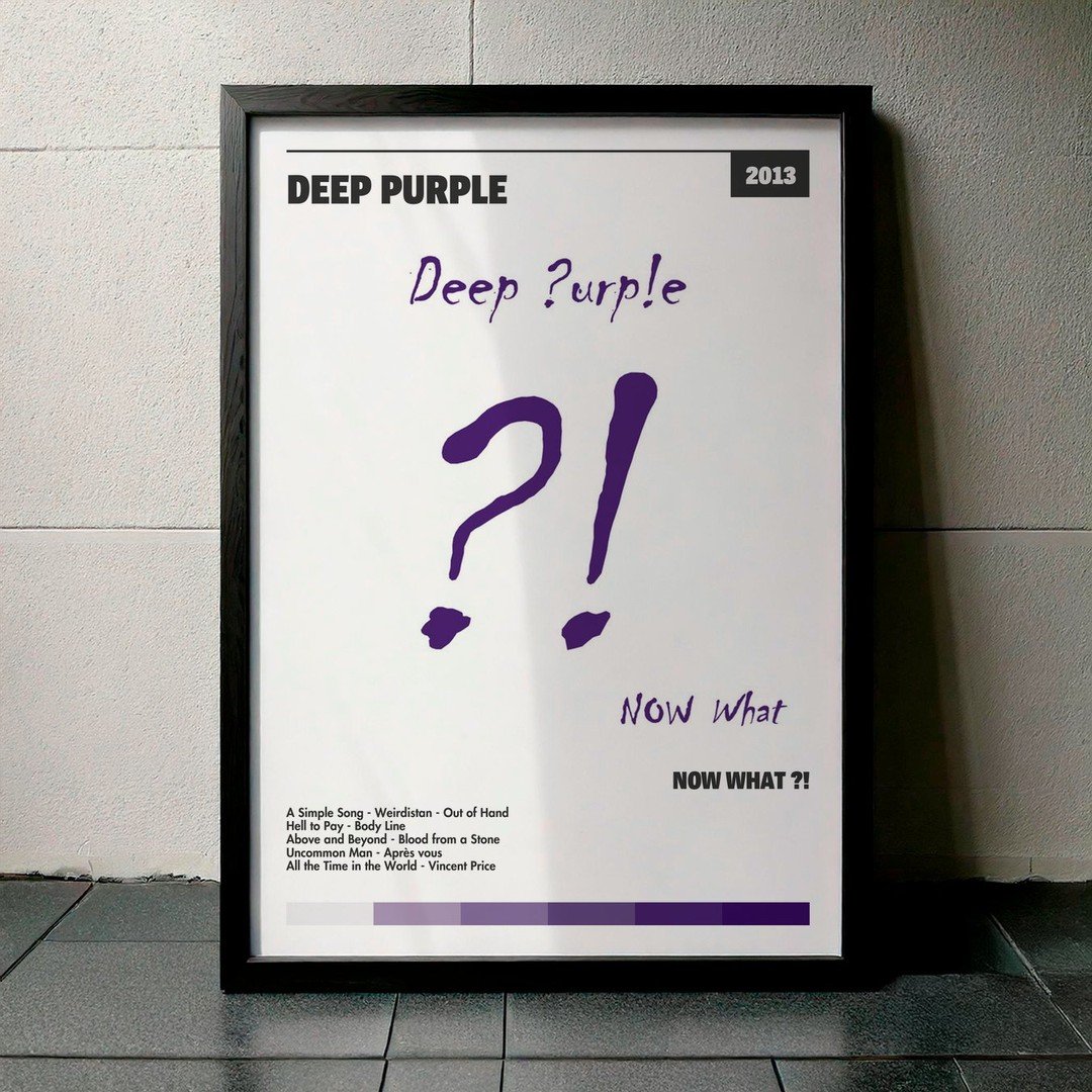 Cuadro Deep Purple - Now What ?!
