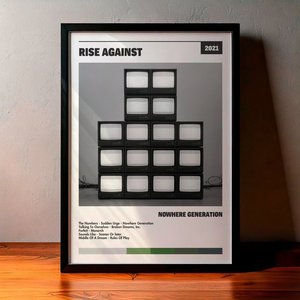 Cuadro Rise Against - Nowhere Generation