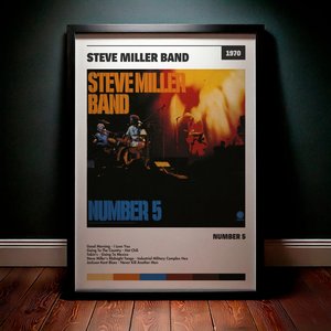 Cuadro Steve Miller Band - Number 5