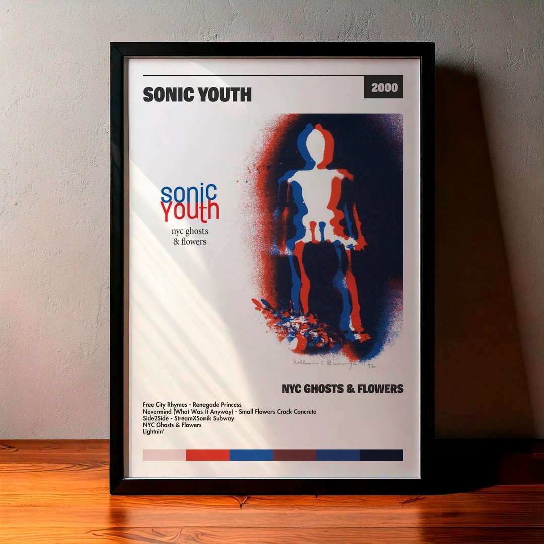 Cuadro Sonic Youth - NYC Ghosts & Flowers