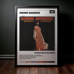 Cuadro Dionne Warwick - On Stage and in the Movies