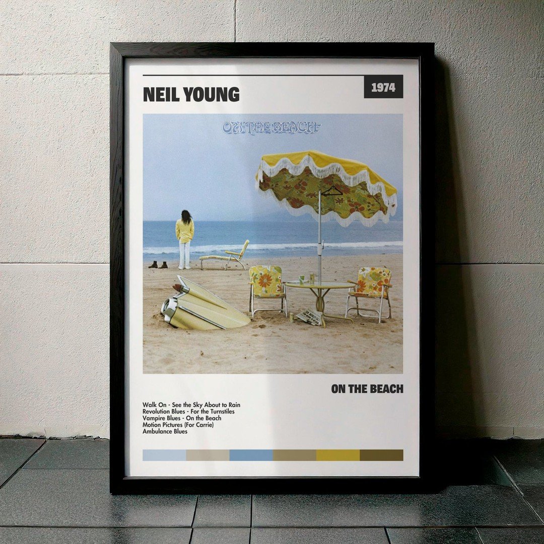 Cuadro Neil Young - On the Beach
