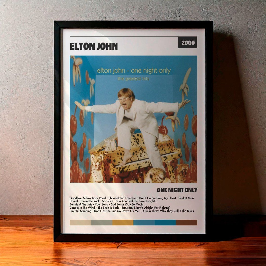 Cuadro Elton John - One Night Only