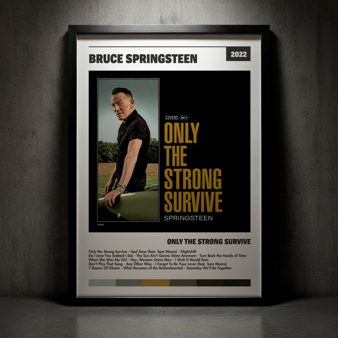 Cuadro Bruce Springsteen - Only the Strong Survive