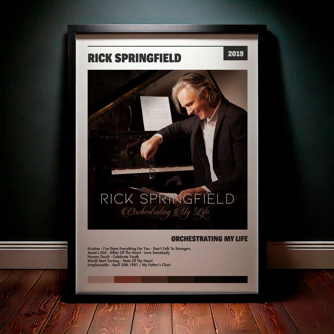 Cuadro Rick Springfield - Orchestrating My Life