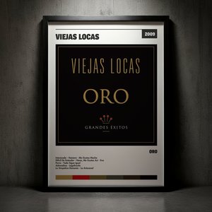 Cuadro Viejas Locas - Oro