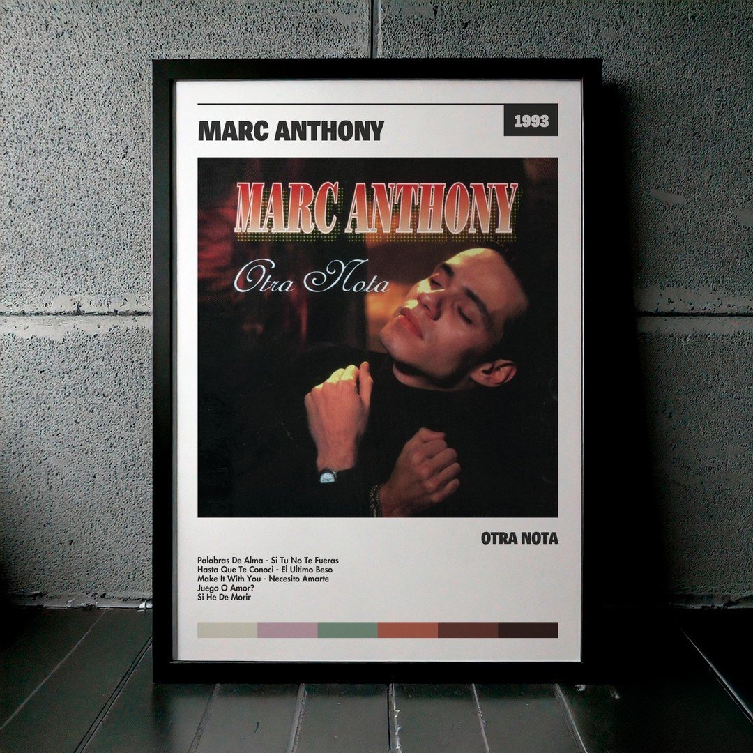 Cuadro Marc Anthony - Otra Nota