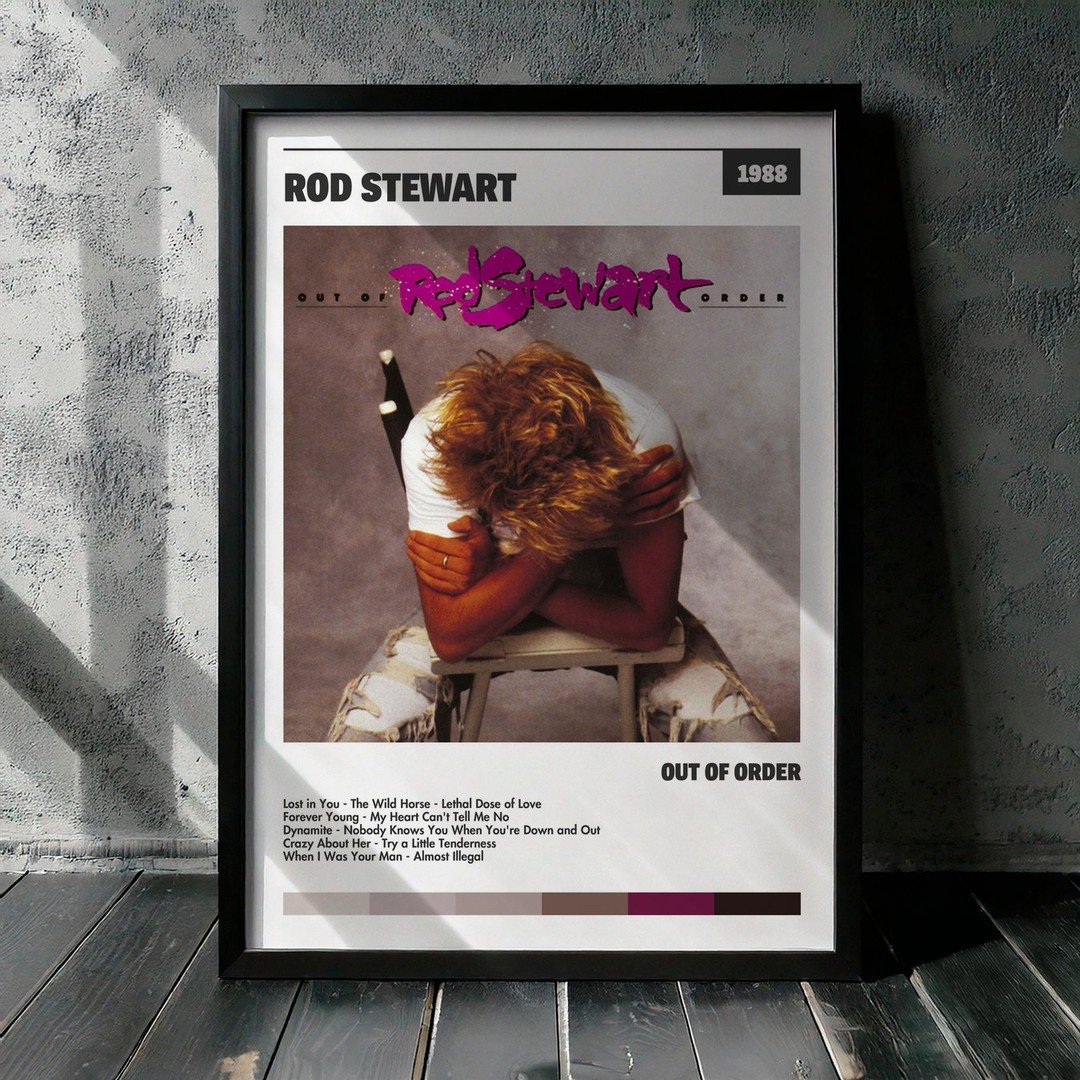 Cuadro Rod Stewart - Out of Order