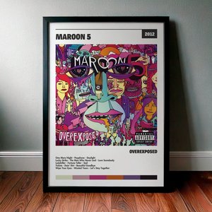 Cuadro Maroon 5 - Overexposed