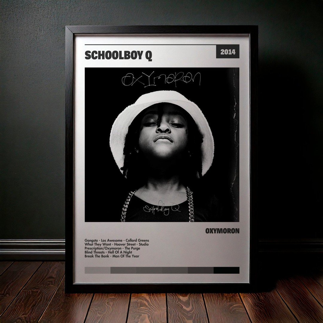 Cuadro ScHoolboy Q - Oxymoron