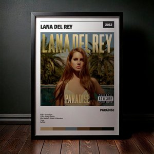 Cuadro Lana Del Rey - Paradise