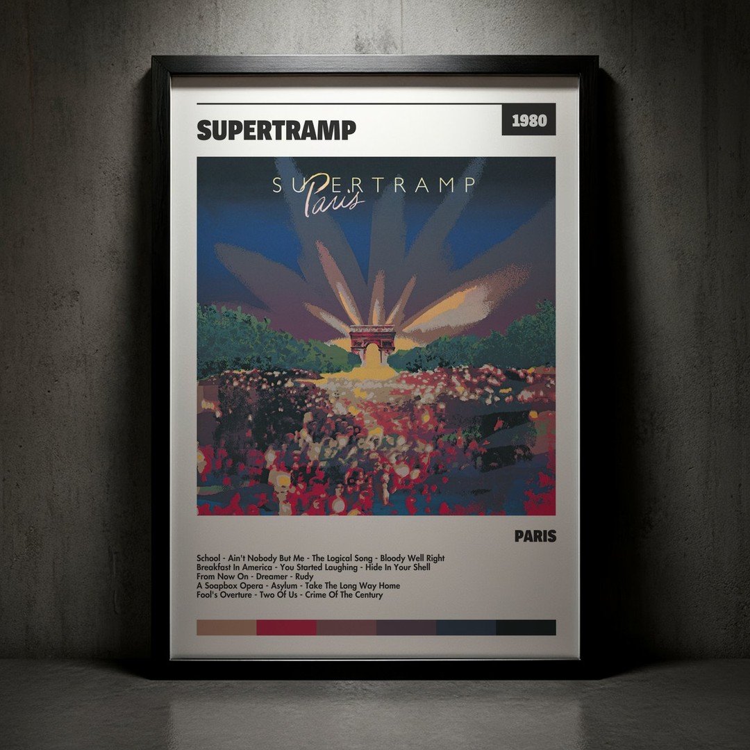 Cuadro Supertramp - Paris