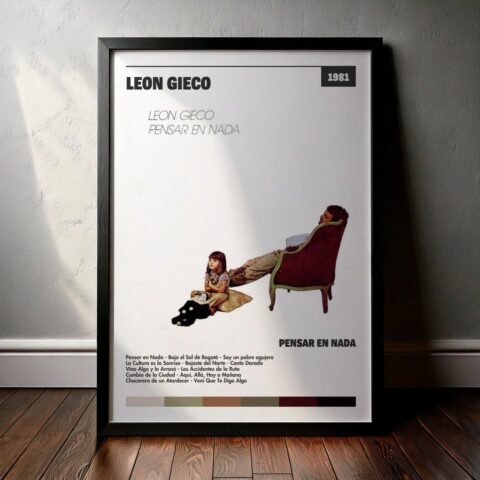 Cuadro León Gieco - Pensar en Nada