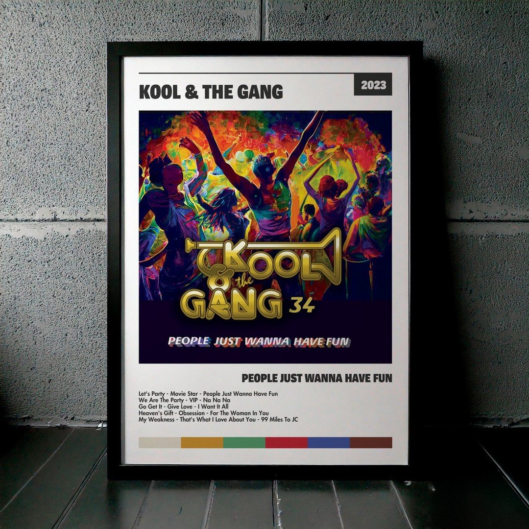 Cuadro Kool & The Gang - People Just Wanna Have Fun