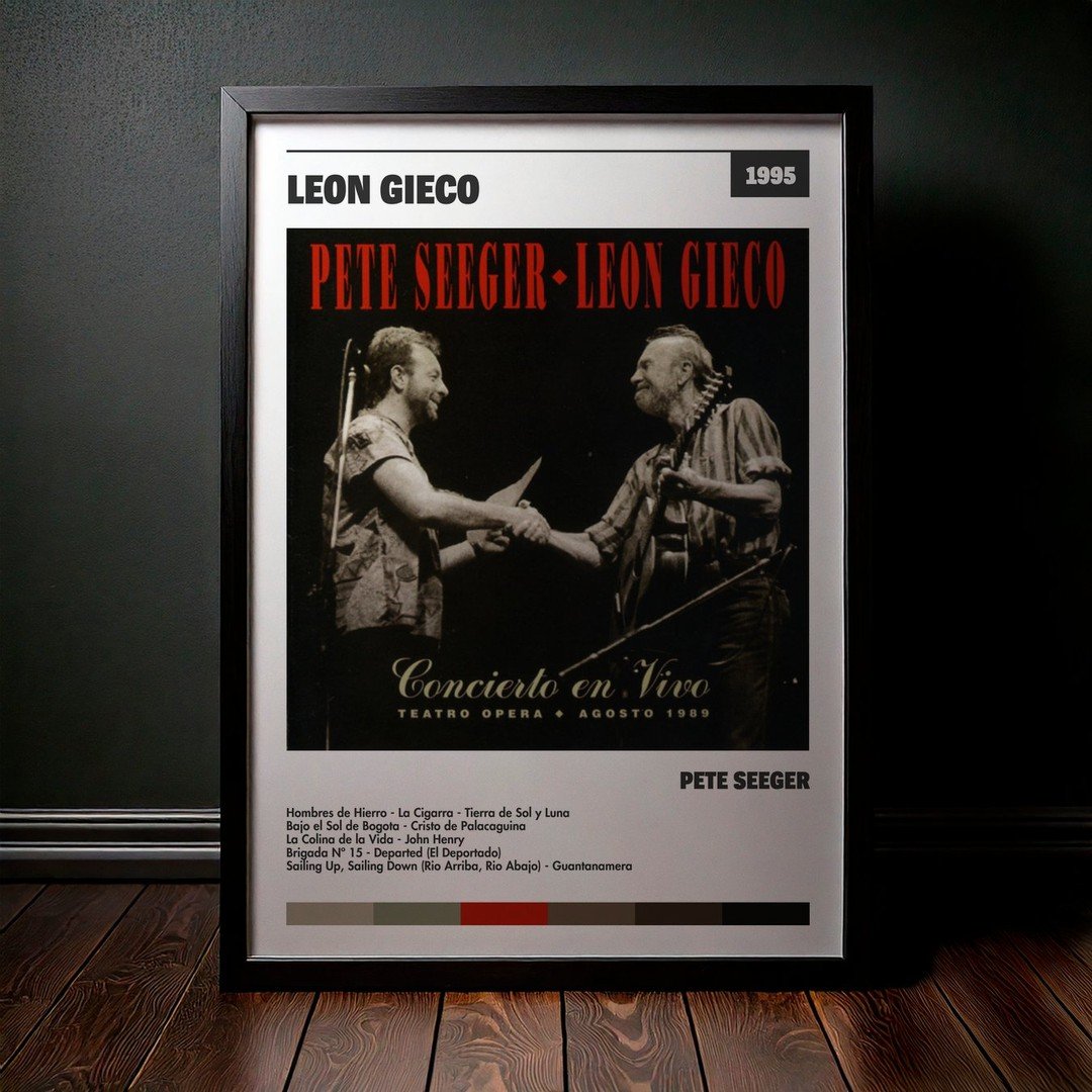 Cuadro León Gieco - Pete Seeger