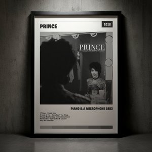 Cuadro Prince - Piano & A Microphone 1983