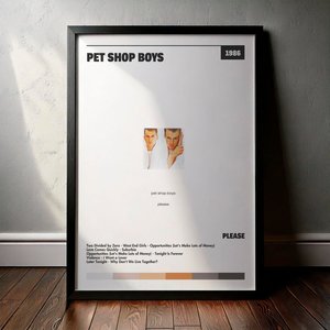 Cuadro Pet Shop Boys - Please