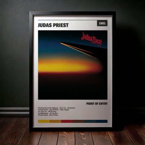 Cuadro Judas Priest - Point Of Entry