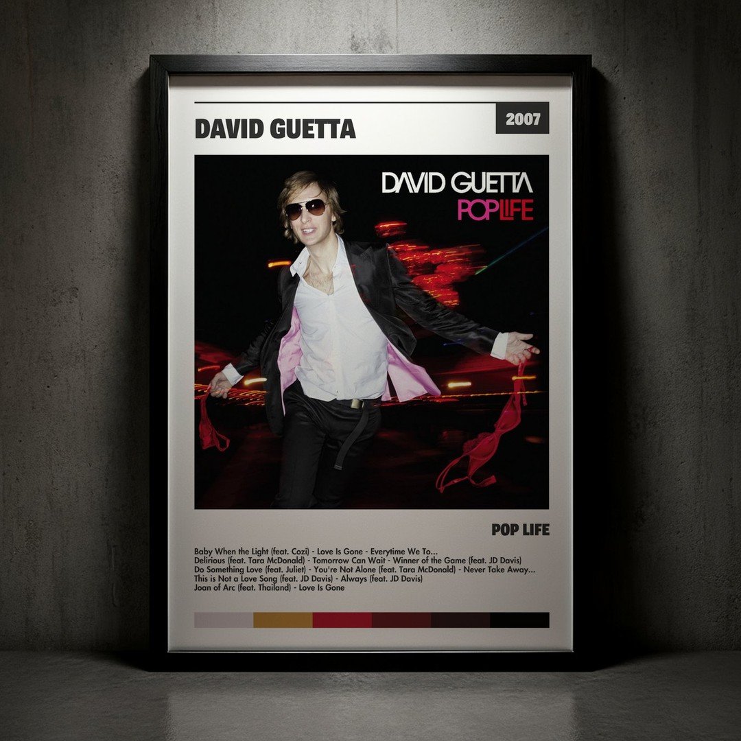 Cuadro David Guetta - Pop Life