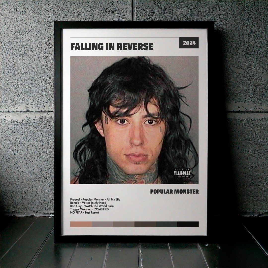 Cuadro Falling In Reverse - Popular Monster