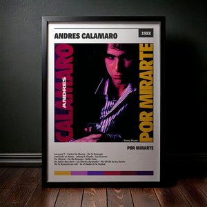Cuadro Andrés Calamaro - Por Mirarte