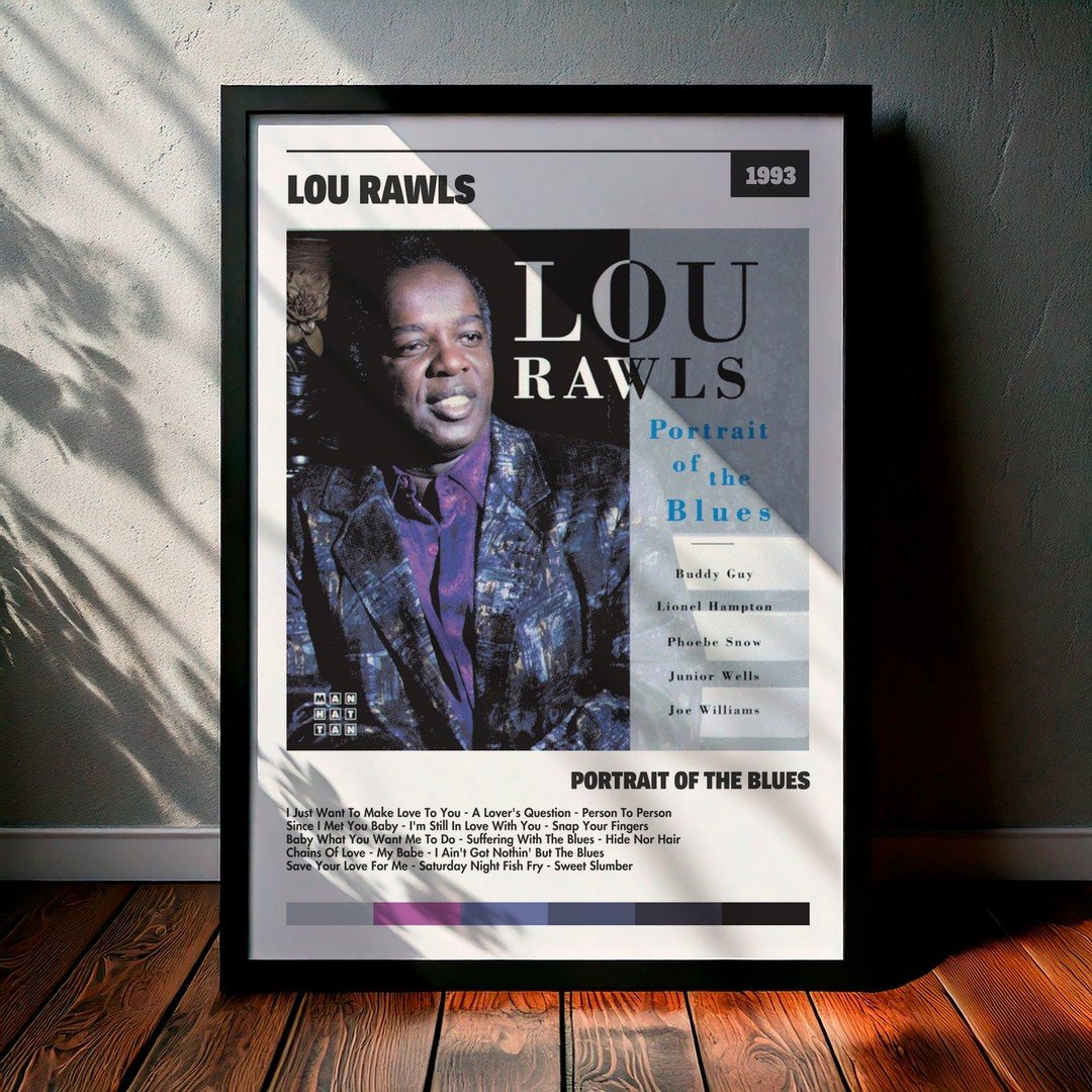 Cuadro Lou Rawls - Portrait Of The Blues