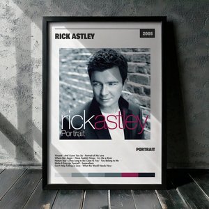 Cuadro Rick Astley - Portrait