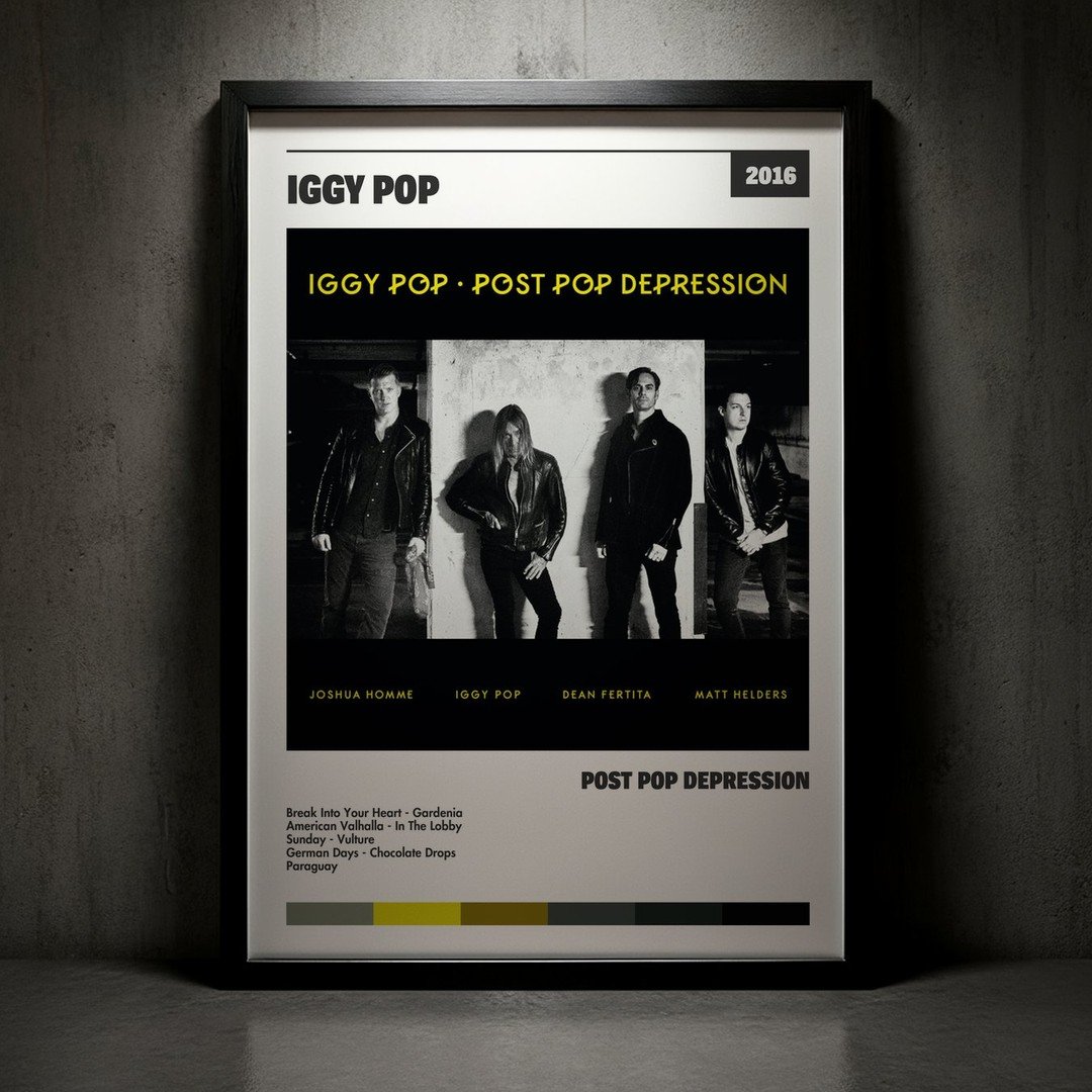 Cuadro Iggy Pop - Post Pop Depression