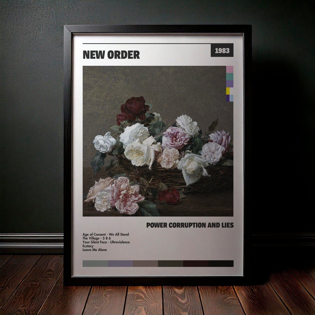 Cuadro New Order - Power Corruption and Lies