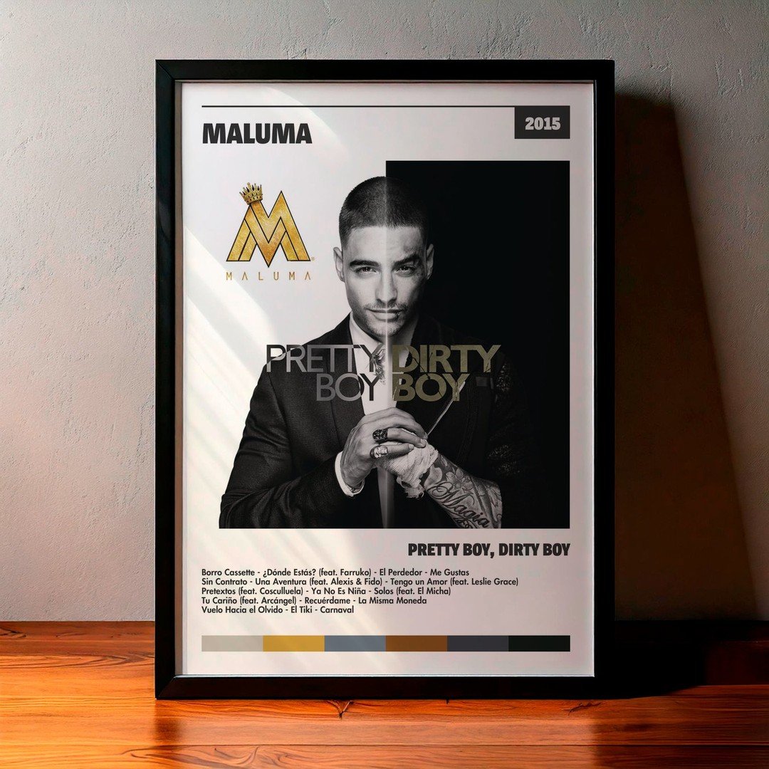Cuadro Maluma - Pretty Boy, Dirty Boy