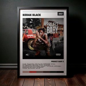 Cuadro Kodak Black - Project Baby 2