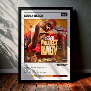 Cuadro Kodak Black - Project Baby