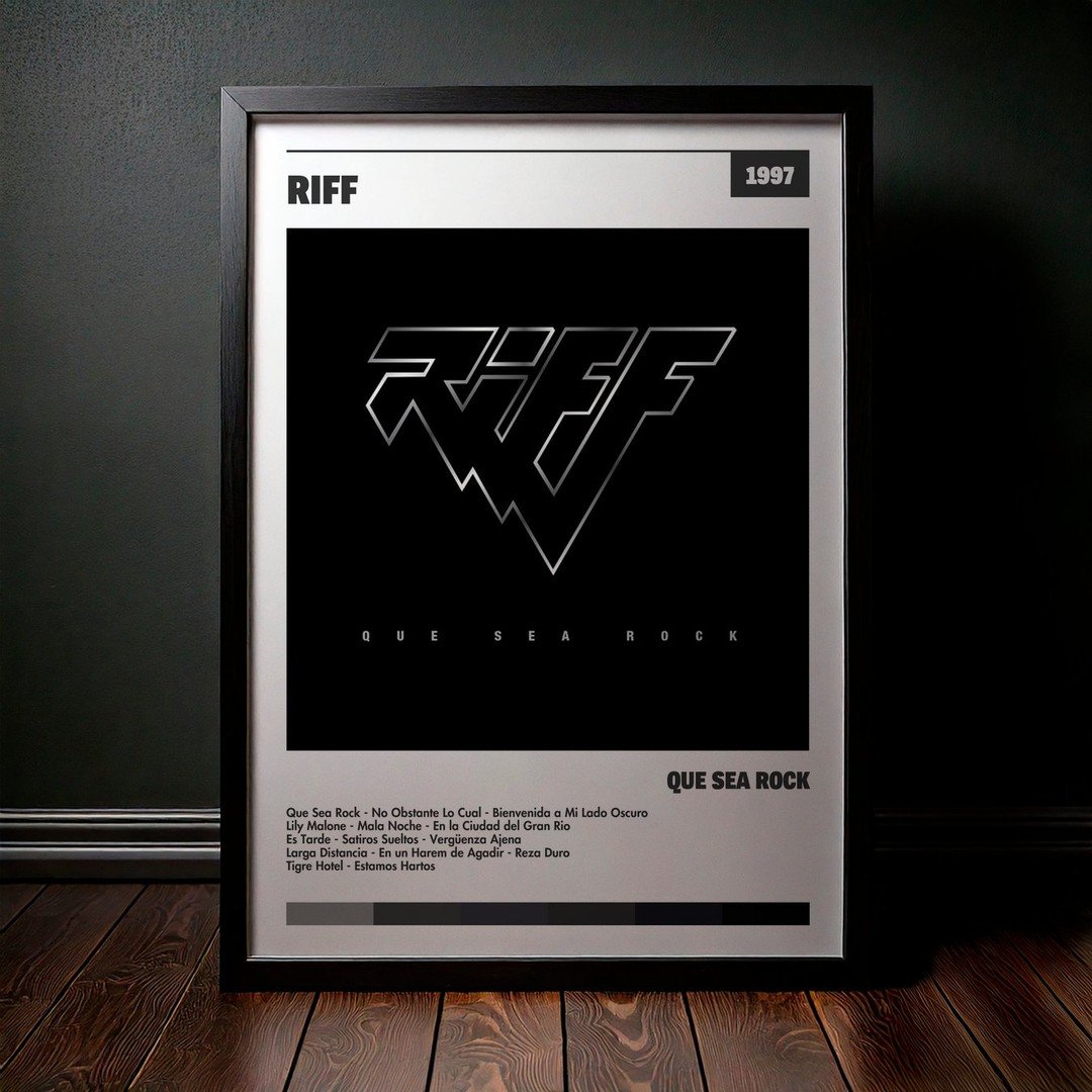 Cuadro Riff - Que Sea Rock