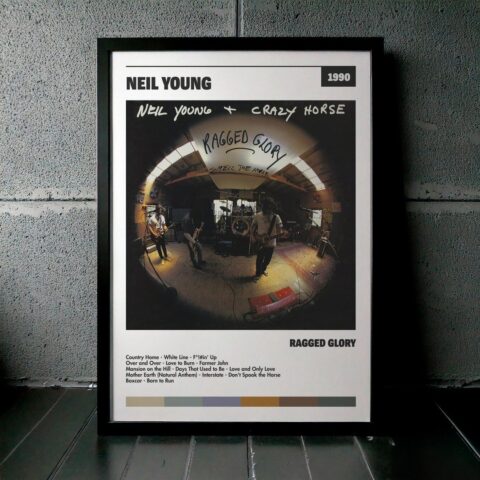 Cuadro Neil Young - Ragged Glory