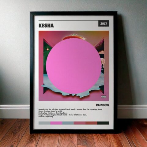 Cuadro Kesha - Rainbow