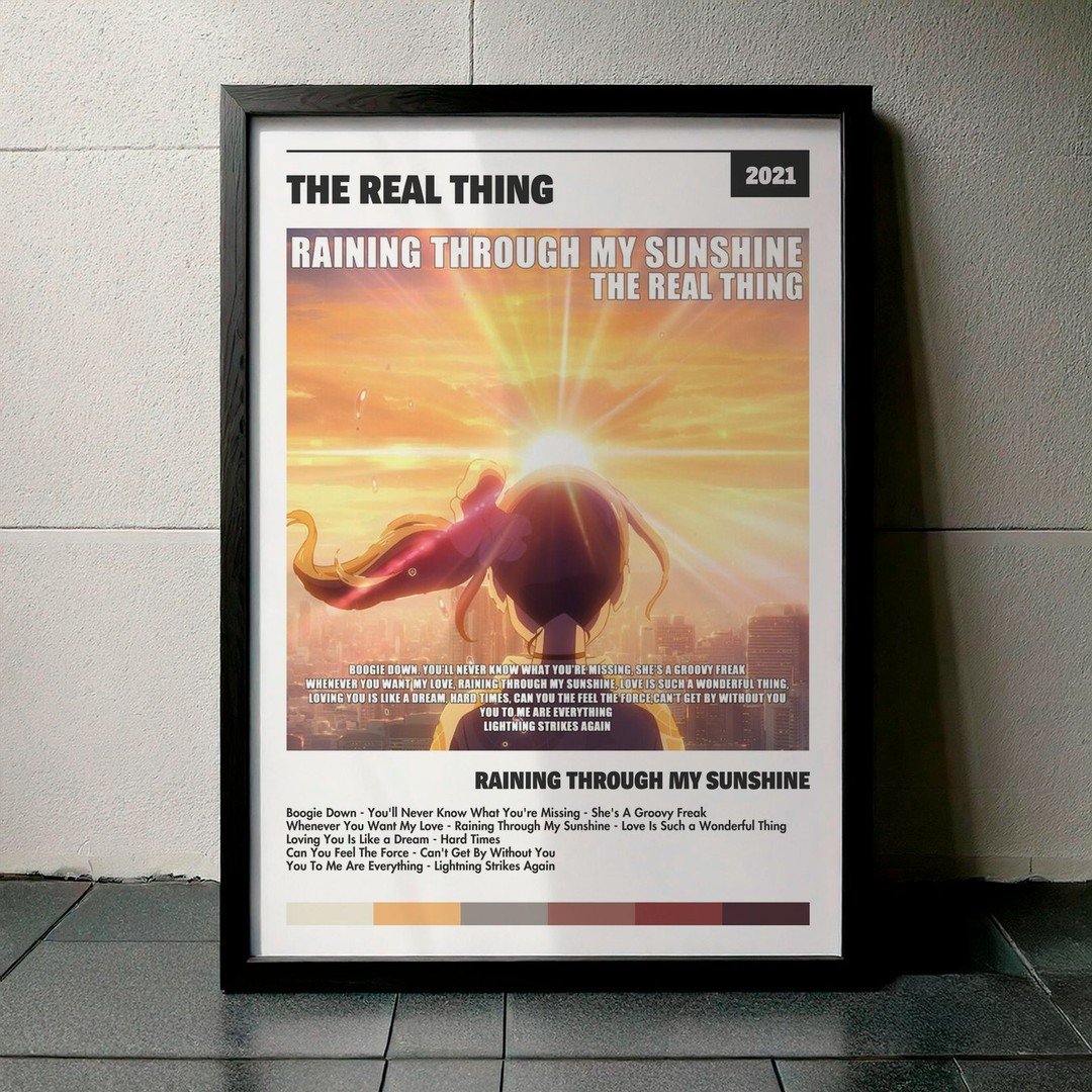 Cuadro The Real Thing - Raining Through My Sunshine