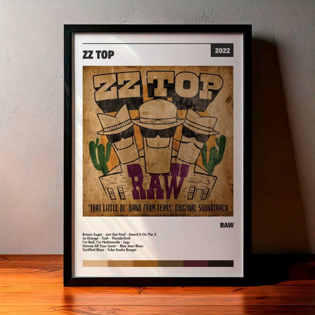 Cuadro ZZ Top - RAW