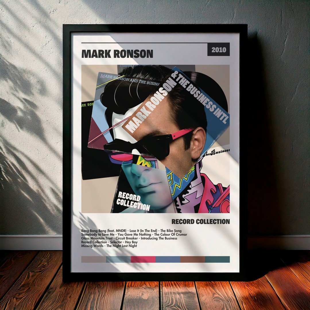 Cuadro Mark Ronson - Record Collection