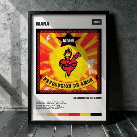 Cuadro Maná - Revolución De Amor