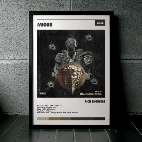 Cuadro Migos - Rich Shooters