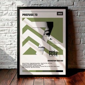 Cuadro Prefuse 73 - Rivington Não Rio