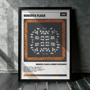 Cuadro Roberta Flack - Roberta Flack & Donny Hathaway