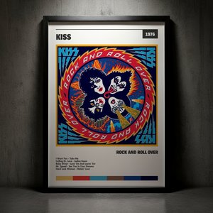 Cuadro KISS - Rock And Roll Over