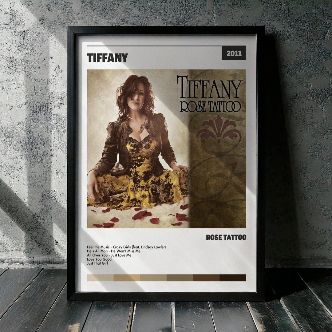 Cuadro Tiffany - Rose Tattoo