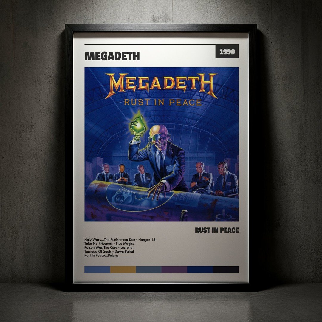 Cuadro Megadeth - Rust In Peace