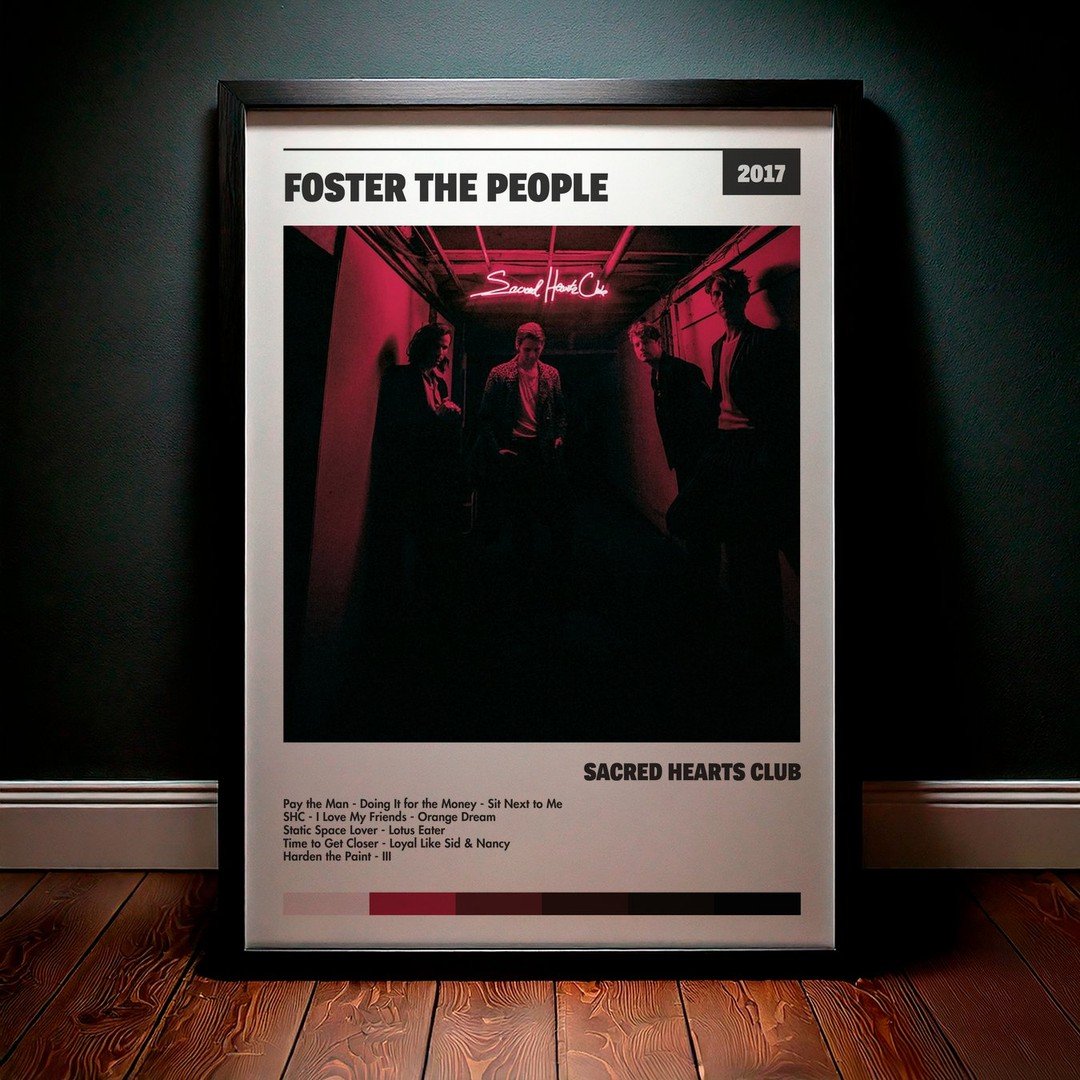 Cuadro Foster The People - Sacred Hearts Club