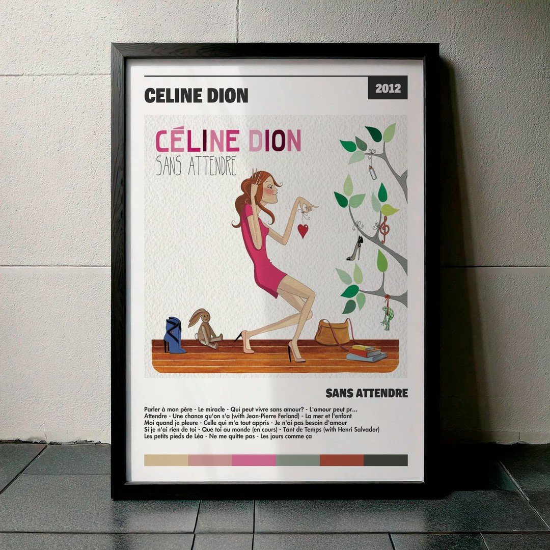 Cuadro Céline Dion - Sans attendre